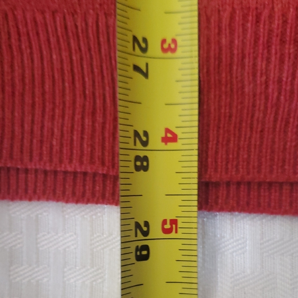 Brooks Brothers Men's V-Neck Sweater in Vibrant Burgundy 100% Cashmere - Picture 5 of 10